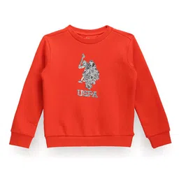 U.S. Polo Assn. Kids Boys Brand Logo Printed Pure Cotton T-shirt-picture-3