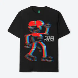YK Disney Boys Mickey Mouse Graphic Printed Pure Cotton Oversized T-shirt-image-93