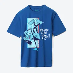YK Disney Boys Mickey Mouse Printed Pure Cotton Oversized T-shirt-image-55