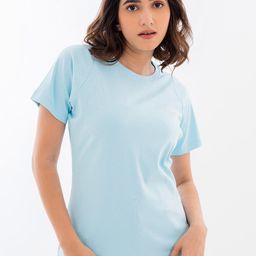 Halff Grey Premium Cotton Round Racer Neck Raglan Sleeves T-shirt-image-85