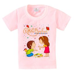 Babywish Kids Printed Drop-Shoulder Sleeves Applique T-shirt-image-46