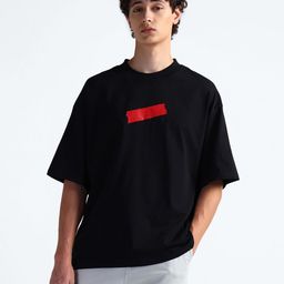 Flying Machine Typography printed Drop-Shoulder Sleeves Pure Cotton Oversized T-Shirt-picture-25