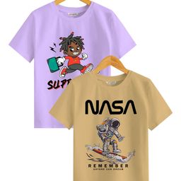 BAESD Boys Printed Extended Sleeves Applique T-shirt-picture-18