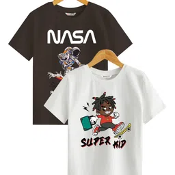 BAESD Boys Printed Extended Sleeves Applique T-shirt-picture-12