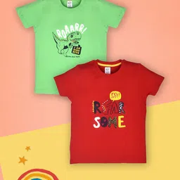 Lux Cozi Boys Pack Of 2 Printed T-shirt-picture-11