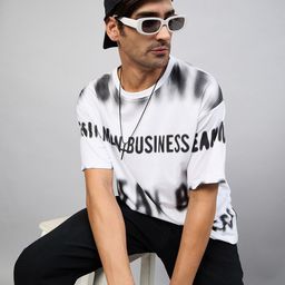 Club York Typography Printed Drop-Shoulder Sleeves T-shirt-image-31