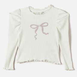 Juniors by Babyshop Girls Self Design Embellished Top-image-53