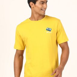 Lee Men Yellow Cotton Graphic Printed T-shirt-image-44
