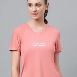 MKH  Dri-FIT Typography Printed Round Neck Sports T-shirt-image-89