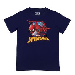 Marvel by Wear Your Mind Boys Navy Blue Spider-Man Printed Pure Cotton T-shirt-image-68