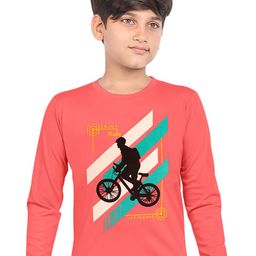 BAESD Boys Graphic Printed Round Neck Cotton T-shirt-image-5