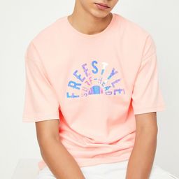 max Boys Typography Printed Drop-Shoulder Sleeves Pure Cotton T-shirt-image-64