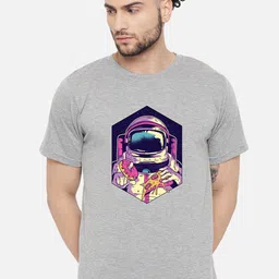 FFLIRTYGO Men Grey Printed Cotton T-shirt-image-83