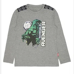 Bodycare Boys Incredible Avenger Printed Round Neck Regular Fit Cotton T-Shirt-image-54