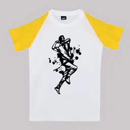 RISH Kids Printed Round Neck Short Sleeves Cotton T-shirt-image-29