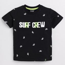 Ginie Boys Conversational Printed Cotton T-shirt-image-77