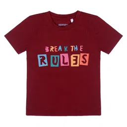 Superminis Kids Typography Printed T-shirt-image-73