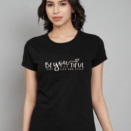 Trend Level Women Typography Printed T-shirt-image-27