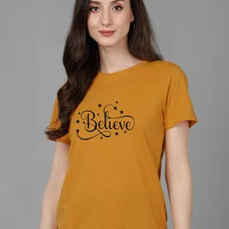 Adyavastram Typography Printed Round Neck Cotton T-shirt-picture-40