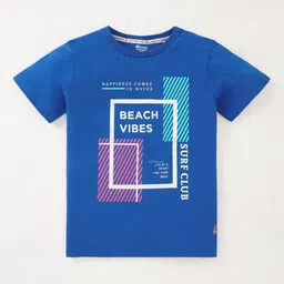 edheads Boys Typography Printed Round Neck Azo Free Cotton T-shirt-51