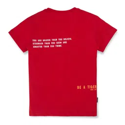 Gini and Jony Infants Boys Graphic Printed Cotton T-shirt-56