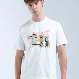 Flying Machine Graphic Printed T-shirt-picture-12