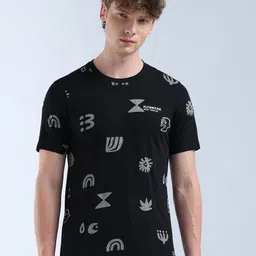 Flying Machine Men Printed T-shirt-image-5