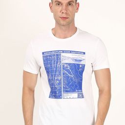 Wrangler Men White Printed T-shirt-image-65