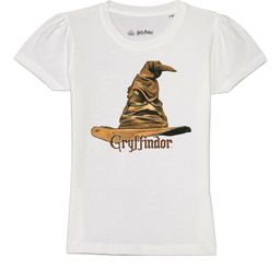 Harry Potter by Wear Your Mind Girls White Printed Pure Cotton T-shirt-image-81