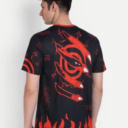 Fans Army Graphic Printed Round Neck T-shirt-7