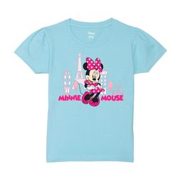Wear Your Mind Girls Minnie Mouse Printed Pure Cotton T-shirt-image-44