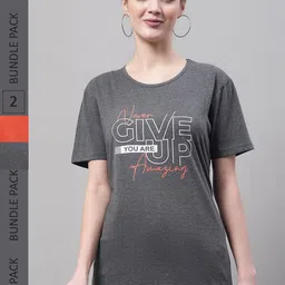 VIMAL JONNEY Pack Of 2 Printed Cotton T-shirt-image-30