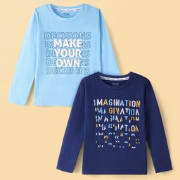 Honeyhap Boys Typography 2 Printed T-shirt-image-4