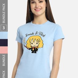 Fabflee Pack of 3 Printed Cotton T-shirt-picture-27