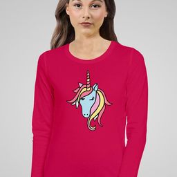 Pootlu Women Pink Printed Cotton T-shirt-picture-8