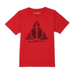 Harry Potter by Wear Your Mind Boys Red Typography Printed Pure Cotton T-shirt-image-50
