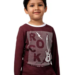 3PIN Boys Typography Printed Cotton T-shirt-image-96
