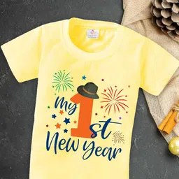Babywish Kids Graphic Printed Relaxed Fit Cotton T-shirt-image-13