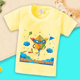 Babywish Kids Graphic Printed Cotton T-shirt-image-35