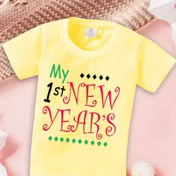 Babywish Kids Typography Printed Relaxed Fit Cotton T-shirt-image-78