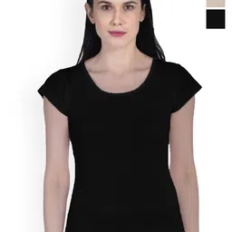 Aimly Set Of 3 Solid Cotton Top-5