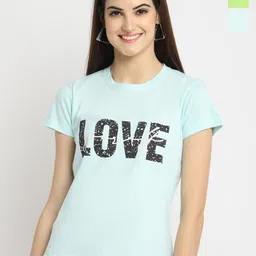 Fabflee Regular Fit Pack Of 3 Printed Round Neck Cotton T-shirt-image-70