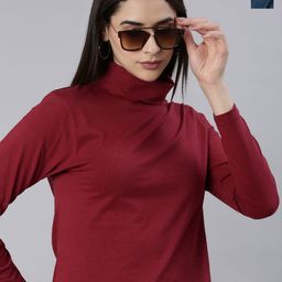 Kryptic Pack Of 2 High Neck Long Sleeve Cotton T-shirt-image-12