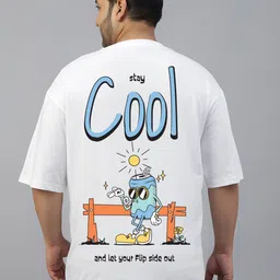 VEIRDO Men Graphic Printed Round Neck Pure Cotton Relaxed Fit T-shirt-picture-50
