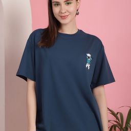 Fabflee Women V-Neck Extended Sleeves Cut Outs T-shirt-image-104