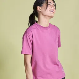Nykd Round Neck Pure Cotton Lounge T-Shirt-image-68