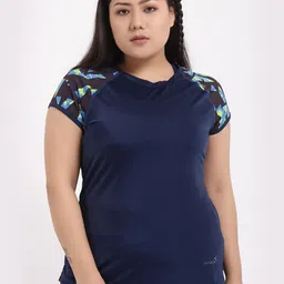 STUDIOACTIV Women Navy Blue T-shirt-picture-17
