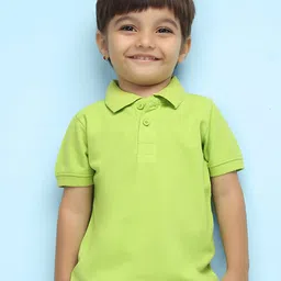 NUSYL Boys Short Sleeves Polo Collar T-shirt-image-50