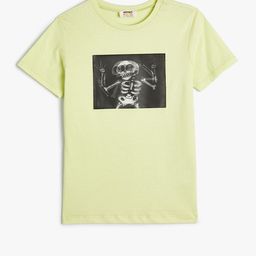 Koton Boys Graphic Printed Pure Cotton T-shirt-image-18