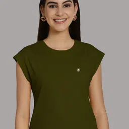 Friskers Cotton Round Neck Extended Sleeves T-shirt-image-50